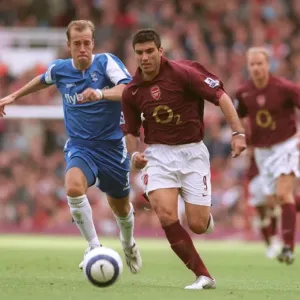 Jose Reyes (Arsenal) Jamie Clapham (Birmingham). Arsenal 1: 0 Birmingham City