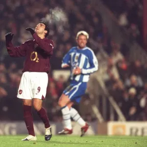 Jose Reyes (Arsenal) after missing his penalty. Arsenal 2: 1 Wigan Athletic Jose Reyes (Arsenal) after missing his penalty. Arsenal 2: 1 Wigan Athletic