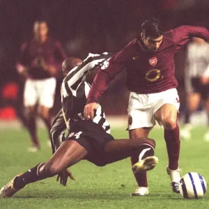 Jose Reyes (Arsenal) Patrick Vieira (Juventus). Arsenal 2: 0 Juventus