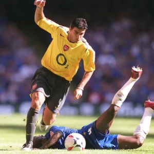 Jose Reyes vs Claude Makelele: Arsenal vs Chelsea in the FA Community Shield, 2005