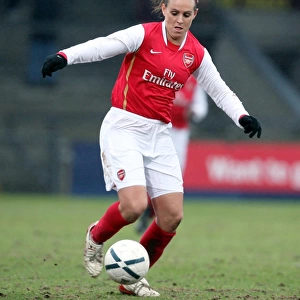 Julie Fleeting Celebrates Arsenal's League Cup Final Victory over Leeds United (2007)