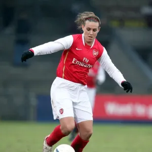 Julie Fleeting Celebrates Arsenal's League Cup Final Victory over Leeds United (2007)