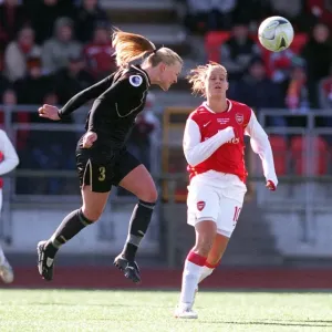 Julie Fleeting's Brilliant Performance Leads Arsenal to UEFA Cup Victory over Umea IK Julie Fleeting's Brilliant Performance Leads Arsenal to UEFA Cup Victory over Umea IK
