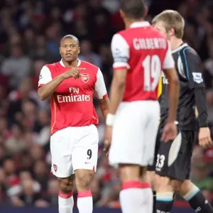 Julio Baptist and Gilberto (Arsenal) Julio Baptist and Gilberto (Arsenal)