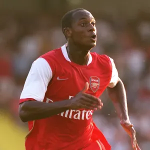 Justin Hoyte in Action: Arsenal's 2-1 Pre-Season Victory over SV Mattersburg, Austria 2006