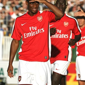 Justin Hoyte and Bacary Sagna (Arsenal)