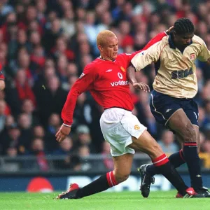 Kanu (Arsenal) Wes Brown (Manchester United). Manchester United 0: 1 Arsenal. F