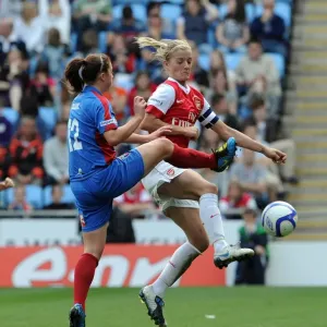 Katie Chapman (Arsenal) Molly Clark (Bristol). Arsenal Ladies 2: 0 Bristol Academy Katie Chapman (Arsenal) Molly Clark (Bristol). Arsenal Ladies 2: 0 Bristol Academy