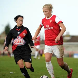 Katie Chapman (Arsenal) Pizarro (Rayo). Arsenal Ladies 4: 1 Rayo Vallecano Katie Chapman (Arsenal) Pizarro (Rayo). Arsenal Ladies 4: 1 Rayo Vallecano