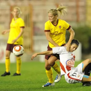 Katie Chapman (Arsenal) vs Jennifer Fuentes (Rayo Vallecano) Print Katie Chapman (Arsenal) vs Jennifer Fuentes (Rayo Vallecano) Print