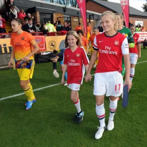 Katie Chapman Leads Arsenal Ladies in UEFA Women's Champions League Showdown Against Barcelona Katie Chapman Leads Arsenal Ladies in UEFA Women's Champions League Showdown Against Barcelona