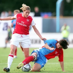 Kelly Smith (Arsenal) Natalaia Barbashina (Rossiyanka) Kelly Smith (Arsenal) Natalaia Barbashina (Rossiyanka)