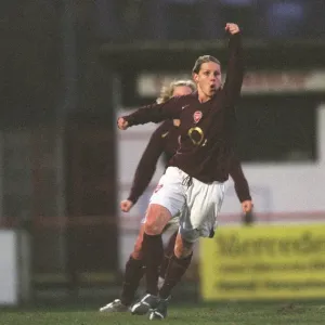 Kelly Smith celebrates scoring Arsenals 1st goal Kelly Smith celebrates scoring Arsenals 1st goal