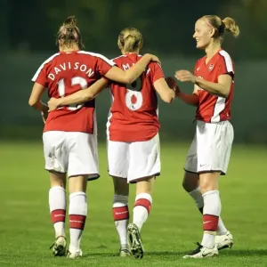 Kelly Smith celebrates scoring Arsenals 2nd goal with Kelly Smith celebrates scoring Arsenals 2nd goal with