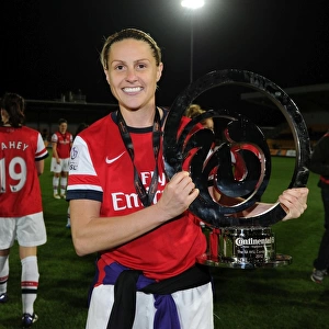 Kelly Smith Lifts the FA WSL Continental Cup: Arsenal Ladies FC Triumph Over Birmingham City Ladies FC