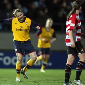 Kelly Smith's Hat-Trick: Arsenal Ladies Crush Doncaster Rovers Belles 5-0 in FA Premier League Cup Final Kelly Smith's Hat-Trick: Arsenal Ladies Crush Doncaster Rovers Belles 5-0 in FA Premier League Cup Final