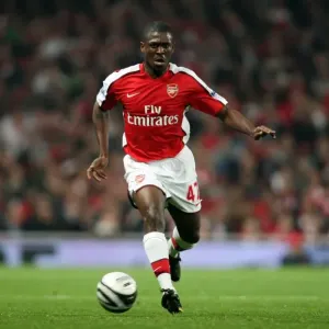 Kerrea Gilbert in Action: Arsenal's 2-1 Carling Cup Victory over Liverpool at Emirates Stadium (2009)