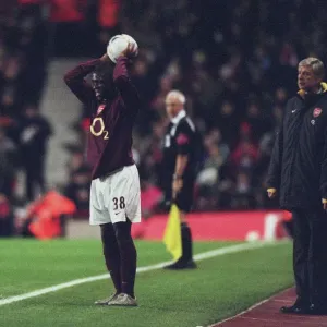 Kerrea Gilbert and Arsenal manager Arsene Wenger. Arsenal 3: 0 Reading Kerrea Gilbert and Arsenal manager Arsene Wenger. Arsenal 3: 0 Reading