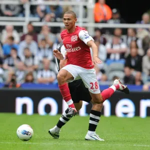 Kieran Gibbs in Action: Arsenal vs. Newcastle United, Premier League 2011-12 Kieran Gibbs in Action: Arsenal vs. Newcastle United, Premier League 2011-12
