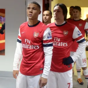 Kieran Gibbs (Arsenal). Arsenal 0: 0 Chelsea. Barclays Premier League. Emirates Stadium, 23 / 12 / 13