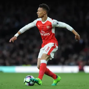 Kieran Gibbs (Arsenal). Arsenal 1: 0 Leicester City. Premier League. Emirates Stadium Kieran Gibbs (Arsenal). Arsenal 1: 0 Leicester City. Premier League. Emirates Stadium