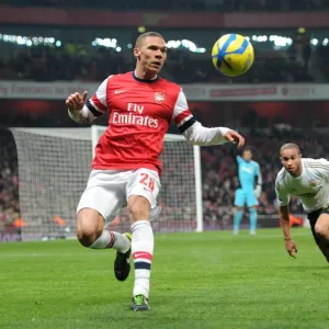 Kieran Gibbs (Arsenal) Ashley Richards (Swansea). Arsenal 1: 0 Swansea City. FA Cup 3rd Round replay Kieran Gibbs (Arsenal) Ashley Richards (Swansea). Arsenal 1: 0 Swansea City. FA Cup 3rd Round replay