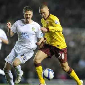 Kieran Gibbs (Arsenal) Leigh Bromby (Leeds). Leeds United 1: 3 Arsenal, FA Cup 3rd Round Replay