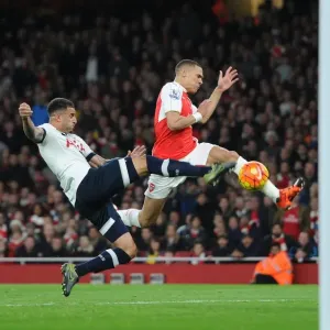 Kieran Gibbs Print, 2015-16 Arsenal vs Tottenham Goal