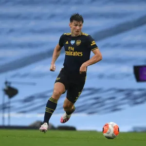 Kieran Tierney Faces Manchester City: Arsenal vs. City - Premier League 2019-2020 Kieran Tierney Faces Manchester City: Arsenal vs. City - Premier League 2019-2020