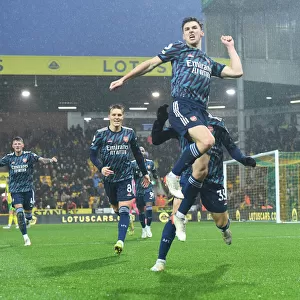 Kieran Tierney Scores His Second Goal: Arsenal's Victory at Norwich City, Premier League 2021-22