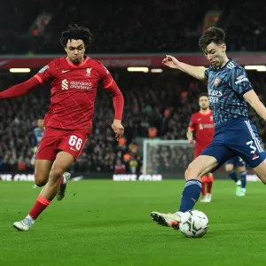 Kieran Tierney vs. Trent Alexander-Arnold: Carabao Cup Semi-Final Showdown at Anfield