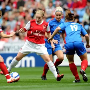 Kim Little (Arsenal) Corinne Yorston and Jemma Rose (Bristol). Arsenal Ladies 2 Kim Little (Arsenal) Corinne Yorston and Jemma Rose (Bristol). Arsenal Ladies 2