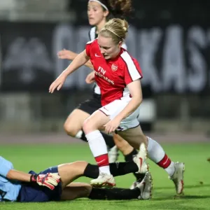 Kim Little (Arsenal) Eleni Charalampidou (POAK) Kim Little (Arsenal) Eleni Charalampidou (POAK)