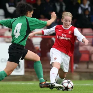 Kim Little (Arsenal) Maja Dimitrijevic (ZFK). Arsenal Ladies 9: 0 ZFK Masinac Kim Little (Arsenal) Maja Dimitrijevic (ZFK). Arsenal Ladies 9: 0 ZFK Masinac