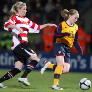Kim Little (Arsenal) Natasha Hughes (Doncaster) Kim Little (Arsenal) Natasha Hughes (Doncaster)