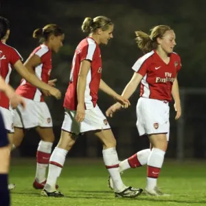 Kim Little celebrates scoring her 2nd goal Arsenals 6th Kim Little celebrates scoring her 2nd goal Arsenals 6th