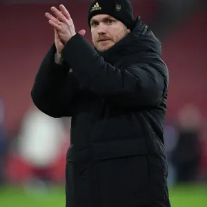 Kim Little's Unwavering Focus: Arsenal Women's Star in the Changing Room Before Arsenal vs Olympique Lyonnais - UEFA Women's Champions League (2022-23)