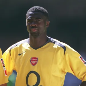 Kolo Toure (Arsenal). Arsenal 1: 2 Chelsea. FA Community Shield