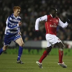 Kolo Toure Print - Arsenal Player at Madejski Stadium Kolo Toure Print - Arsenal Player at Madejski Stadium