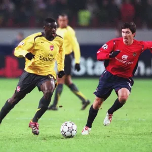 Kolo Toure (Arsenal) Evgeni Aldonin (CSKA) Kolo Toure (Arsenal) Evgeni Aldonin (CSKA)