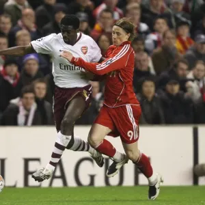 Kolo Toure (Arsenal) Fernando Torres (Liverpool) Kolo Toure (Arsenal) Fernando Torres (Liverpool)