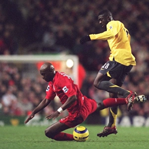 Kolo Toure (Arsenal) Momo Sissoko (Liverpool). Liverpool 1: 0 Arsenal