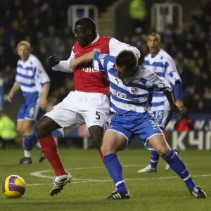 Kolo Toure (Arsenal) Nicky Shorey (Reading) Kolo Toure (Arsenal) Nicky Shorey (Reading)