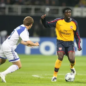 Kolo Toure (Arsenal) Olexander Aliyev (Dynamo Kiev) Kolo Toure (Arsenal) Olexander Aliyev (Dynamo Kiev)