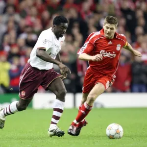 Kolo Toure (Arsenal) Steven Gerrard (Liverpool) Kolo Toure (Arsenal) Steven Gerrard (Liverpool)