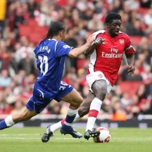 Kolo Toure (Arsenal) Steven Piennar (Everton) Kolo Toure (Arsenal) Steven Piennar (Everton)