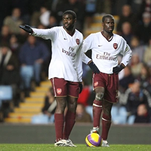 Kolo Toure and Emmanuel Eboue (Arsenal)