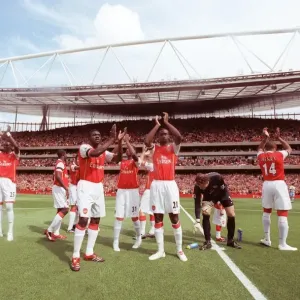 Kolo Toure and Johan Djourou Clap Fans Print Kolo Toure and Johan Djourou Clap Fans Print