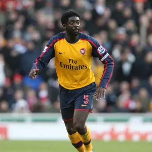 Kolo Toure Leads Arsenal to Victory: 1-2 Over Stoke City, Barclays Premier League, 2008 Kolo Toure Leads Arsenal to Victory: 1-2 Over Stoke City, Barclays Premier League, 2008