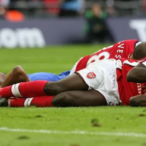 Kolo Toure and Mikael Silvestre (Arsenal)